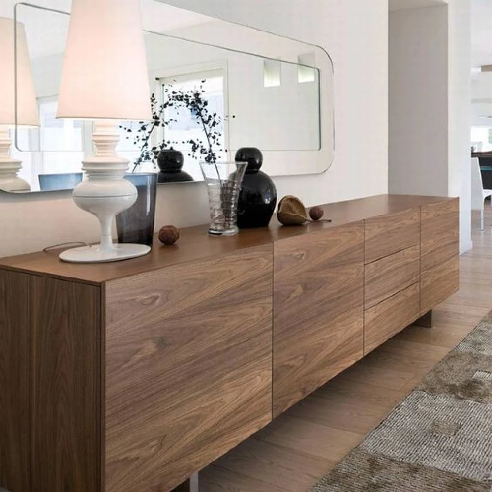 DRELLEN – Brown Storage Cabinet Console