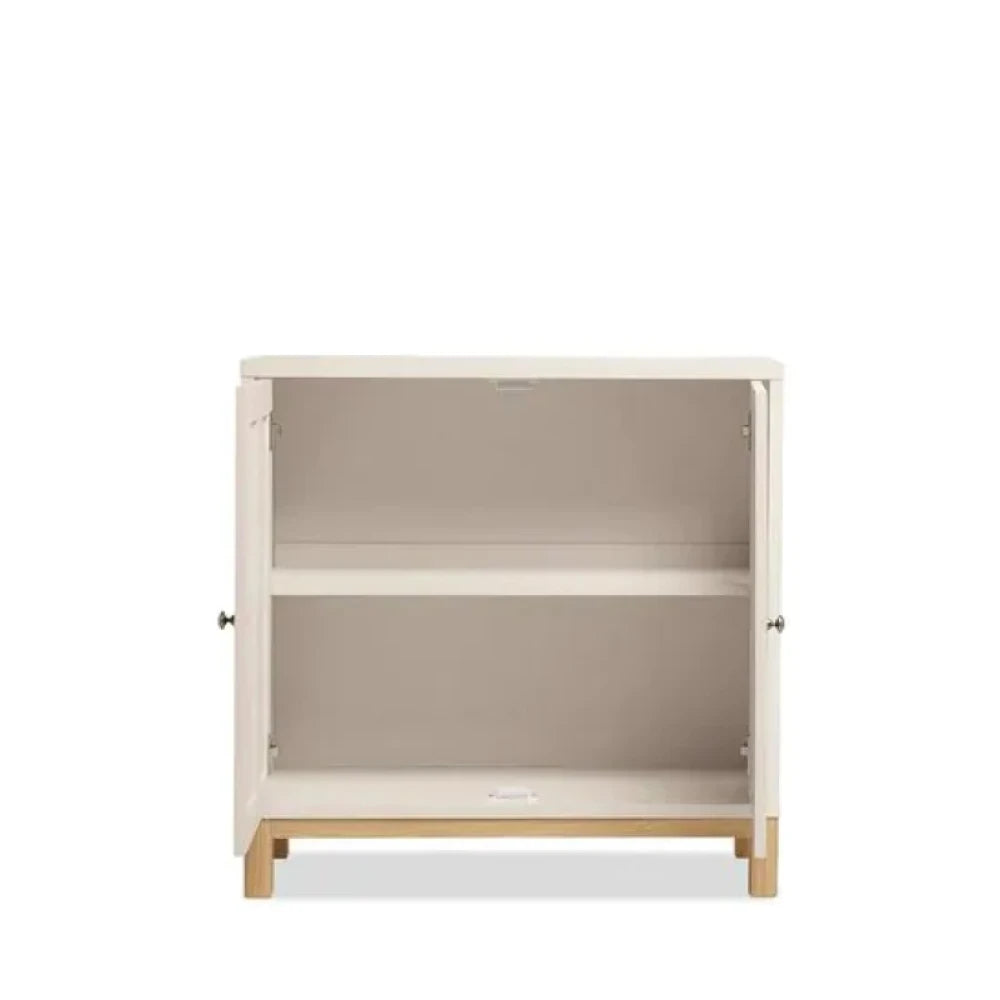 CALLUM – Cream & Oak Brown Compact Storage Side Board