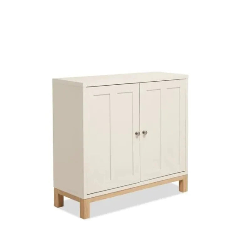 CALLUM – Cream & Oak Brown Compact Storage Side Board
