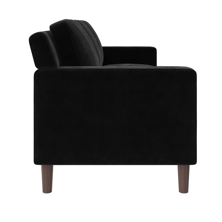 RIVET – Black Modern Two Piece Sofa Set