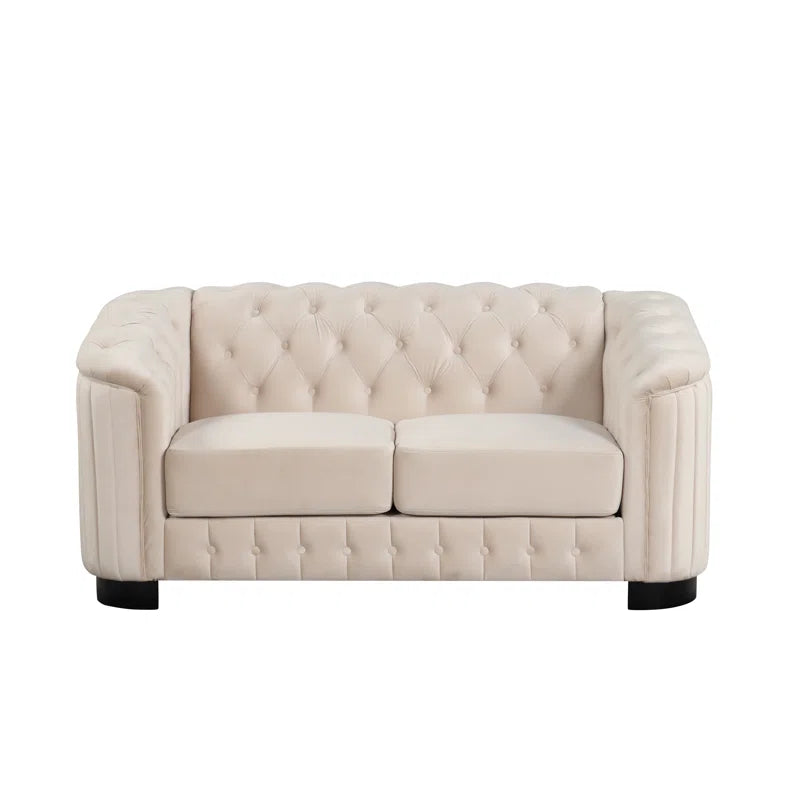 CHATEAU – Elegant Off-White Three Piece Sofa Set