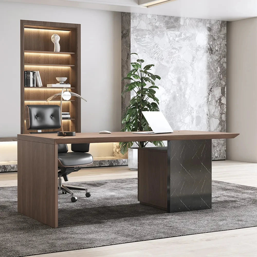 CHIARA – Two Toned Sleek Executive Table