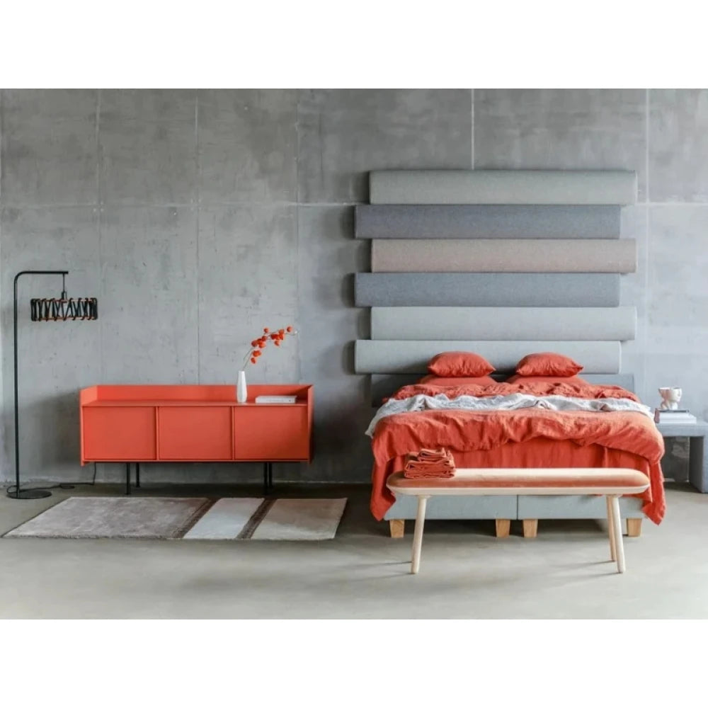 COLIN – Contemporary Style Orange Colored Side Board