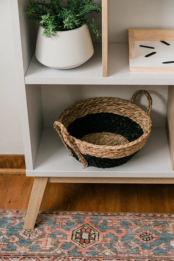 ATLAS – White and Oak Brown Bookshelf