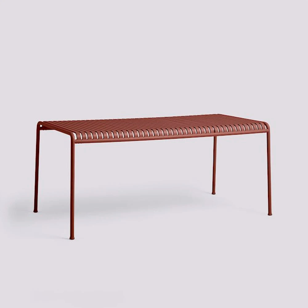 SCARL – Red Long Outdoor Table