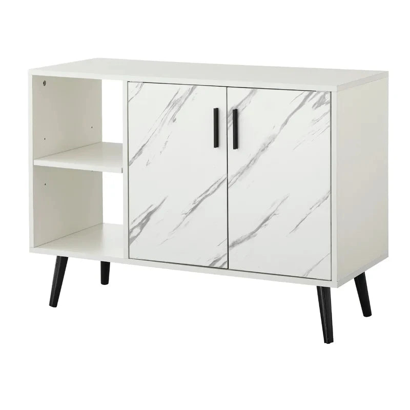 DION – White High Gloss Finish Side Board