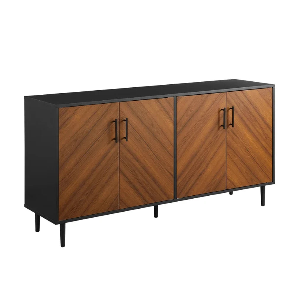ORYZA – Mid Century Style Polish Finish Side Board