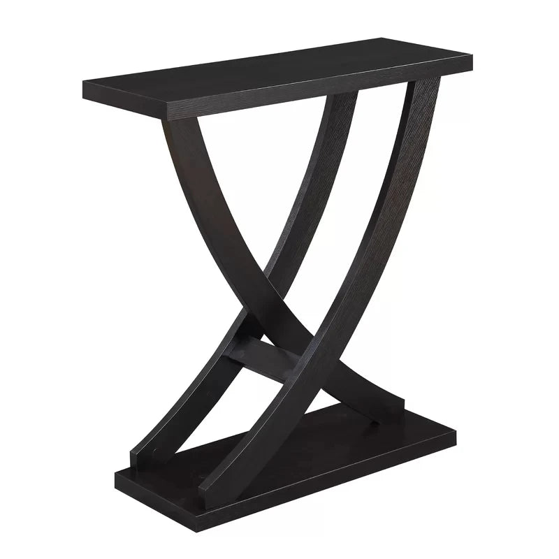 ZAIRE – Black Intersecting Legs Console Table