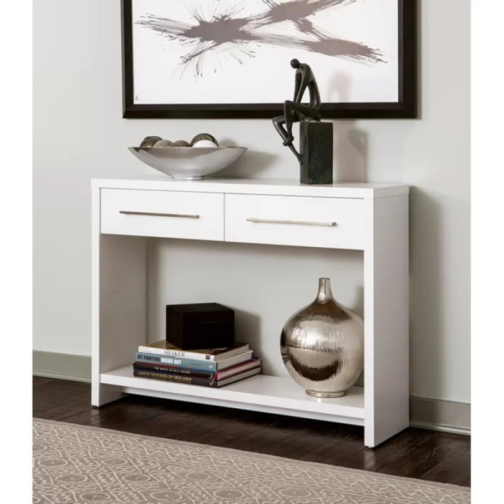RONZA – White Side Table Console