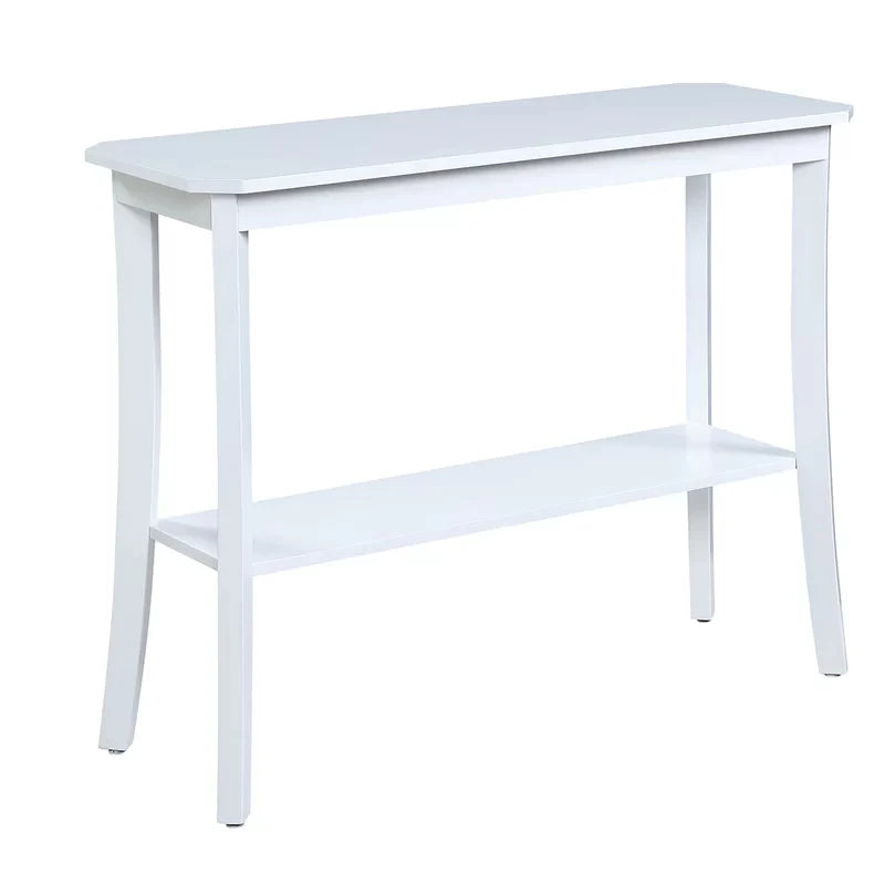 LEO – White Curved Legs Console Table