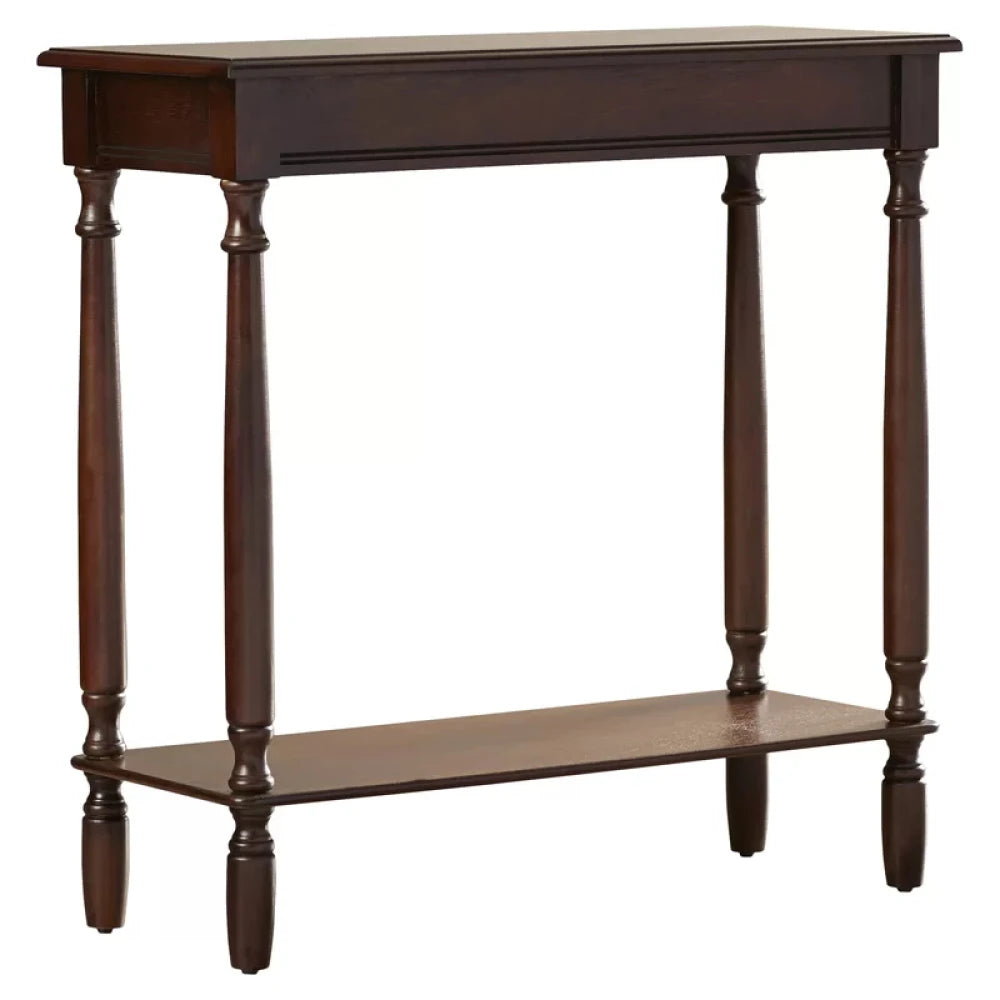 AMES – Walnut Brown High Gloss Finish Console Table