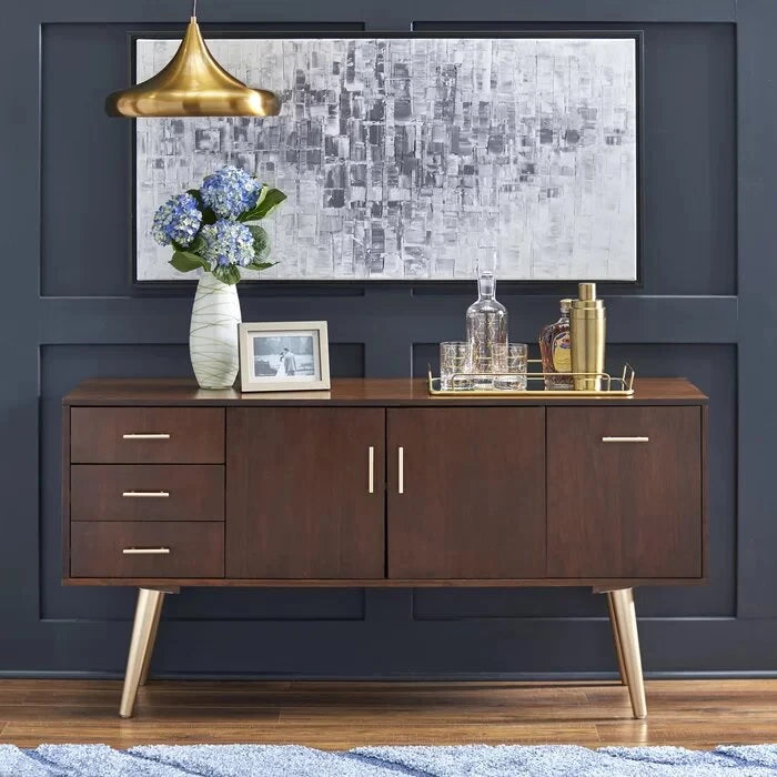 MAELIN – Dark Walnut Brown Wide Side board