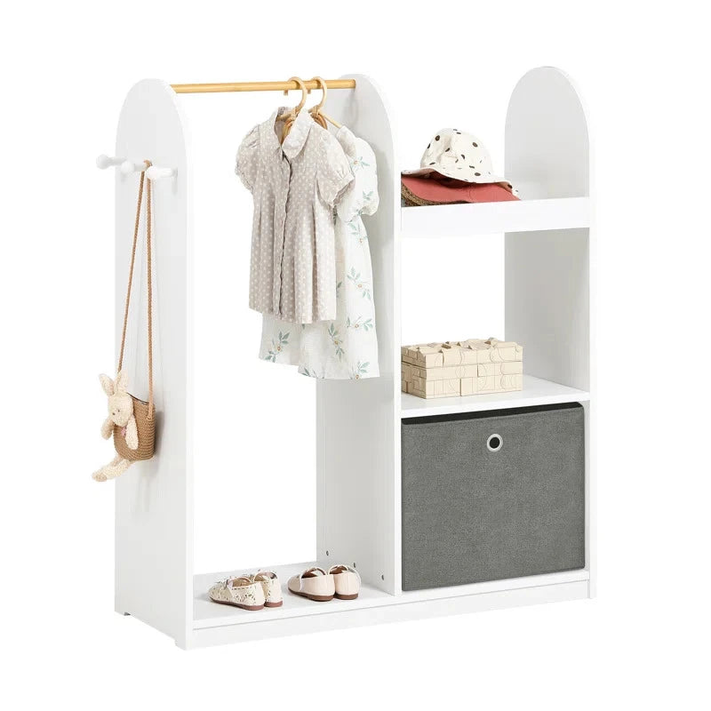 CARVER – Open Shelf White Kids Dress Up Unit