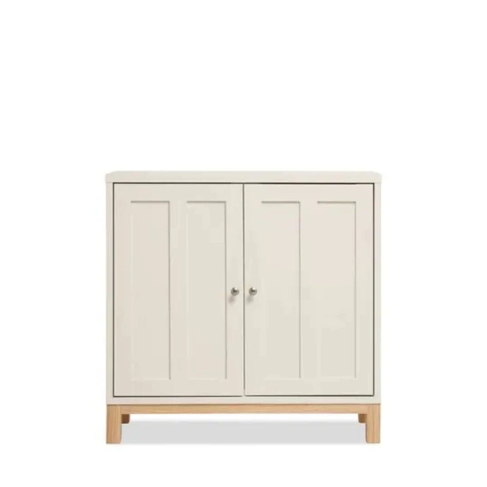 CALLUM – Cream & Oak Brown Compact Storage Side Board