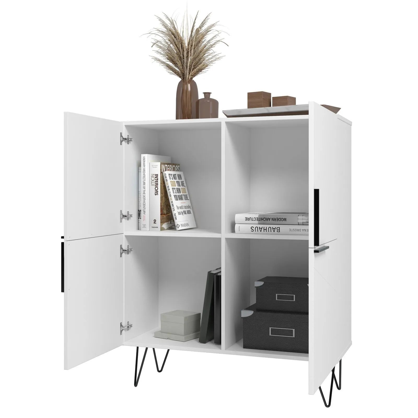 FIKA – Scandinavian Design White Storage Cabinet