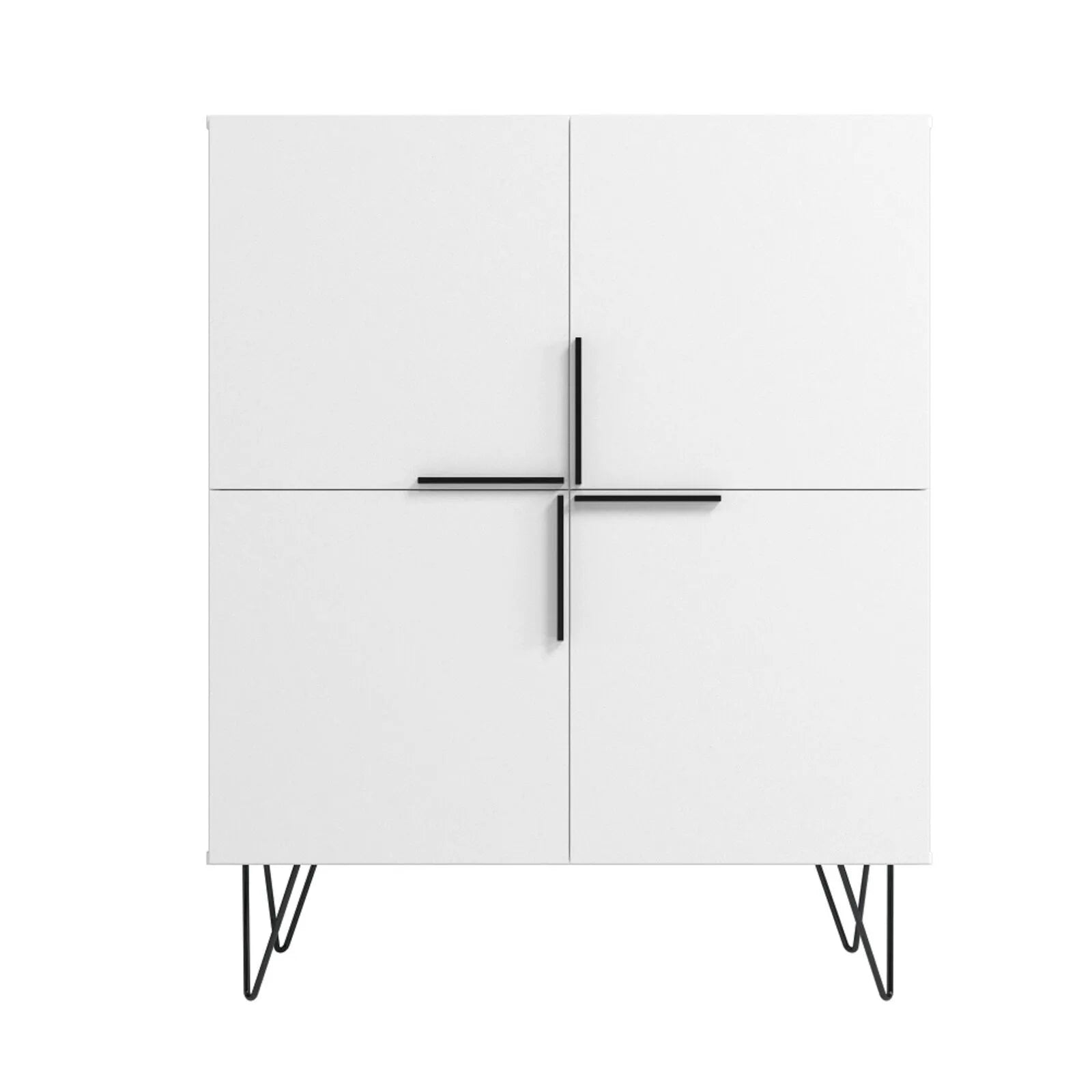 FIKA – Scandinavian Design White Storage Cabinet