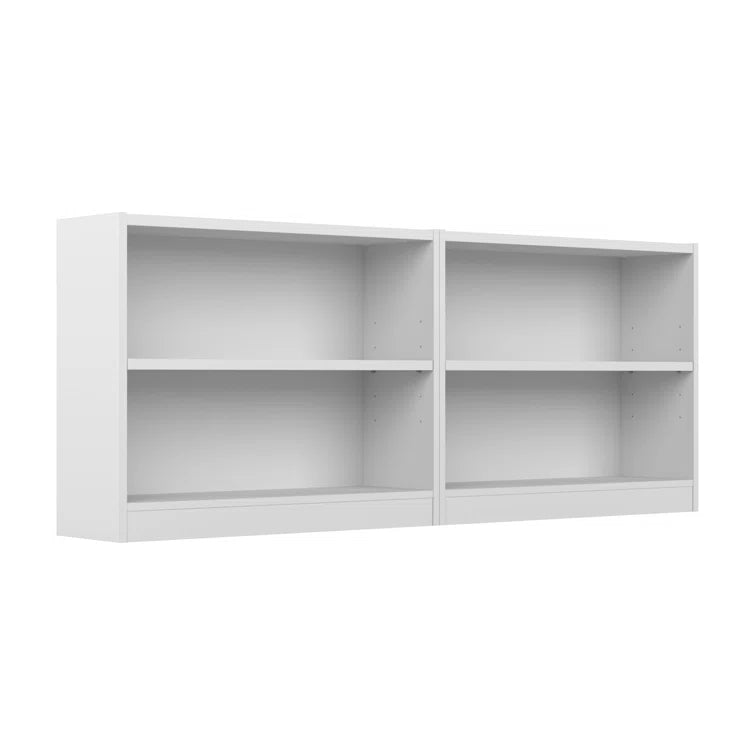 FENNA – White Contemporary Style Bookshelves Set