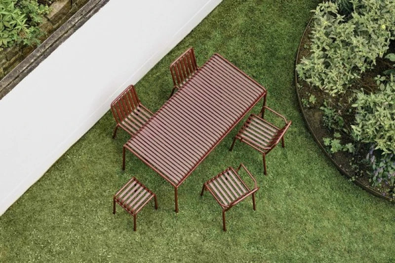 SCARL – Red Long Outdoor Table