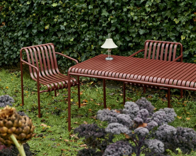 SCARL – Red Long Outdoor Table