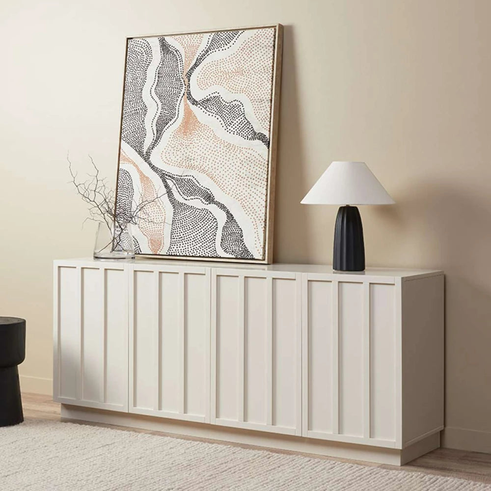 LOEN – Cream White Contemporary Style Sideboard