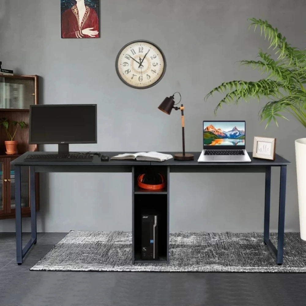 VIDE – Black Side-by- Side Manager Table