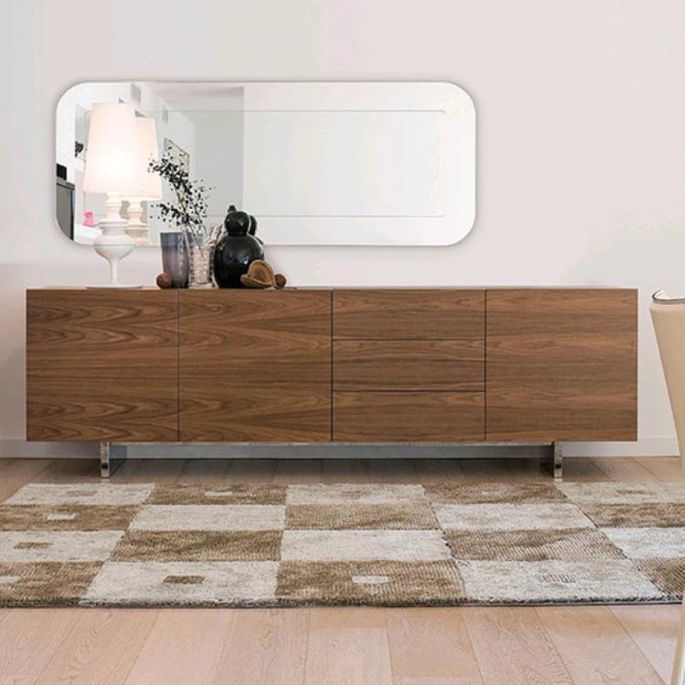 DRELLEN – Brown Storage Cabinet Console