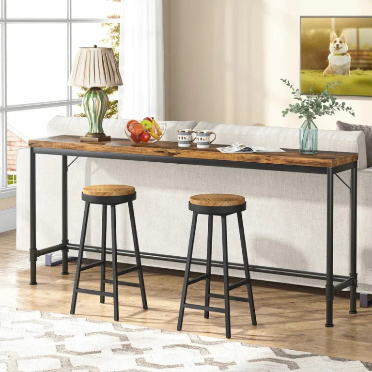 AVIS – Industrial Style Long Metallic Frame Console Table