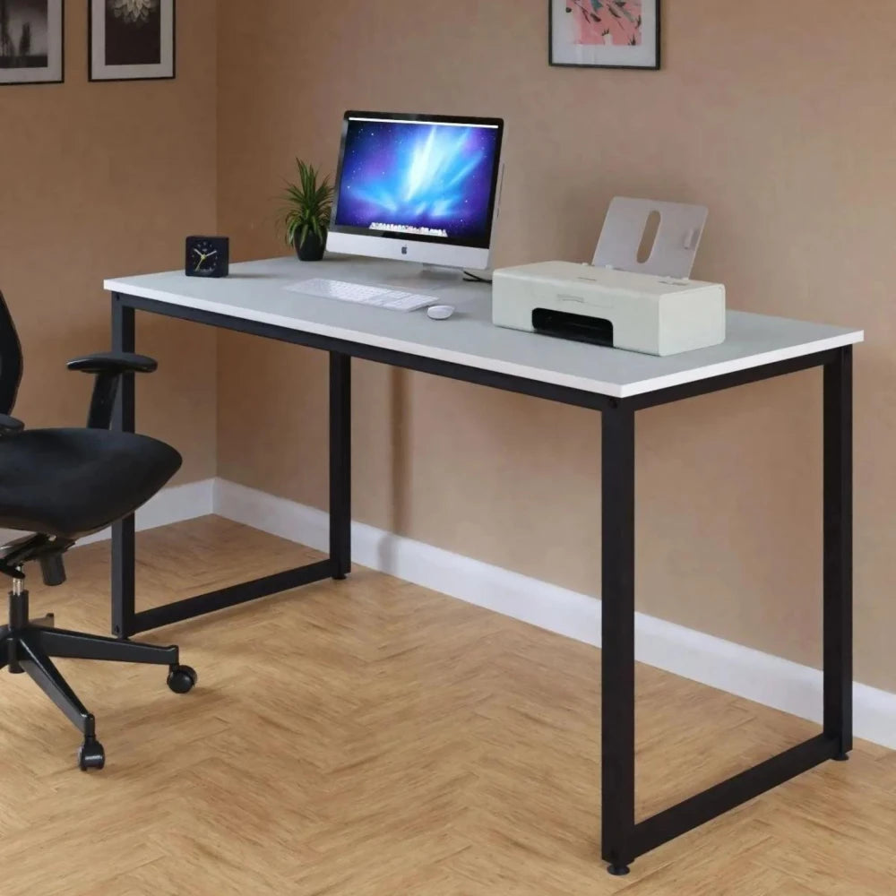 ORBIX – Minimalist Writing Desk with metallic Frame
