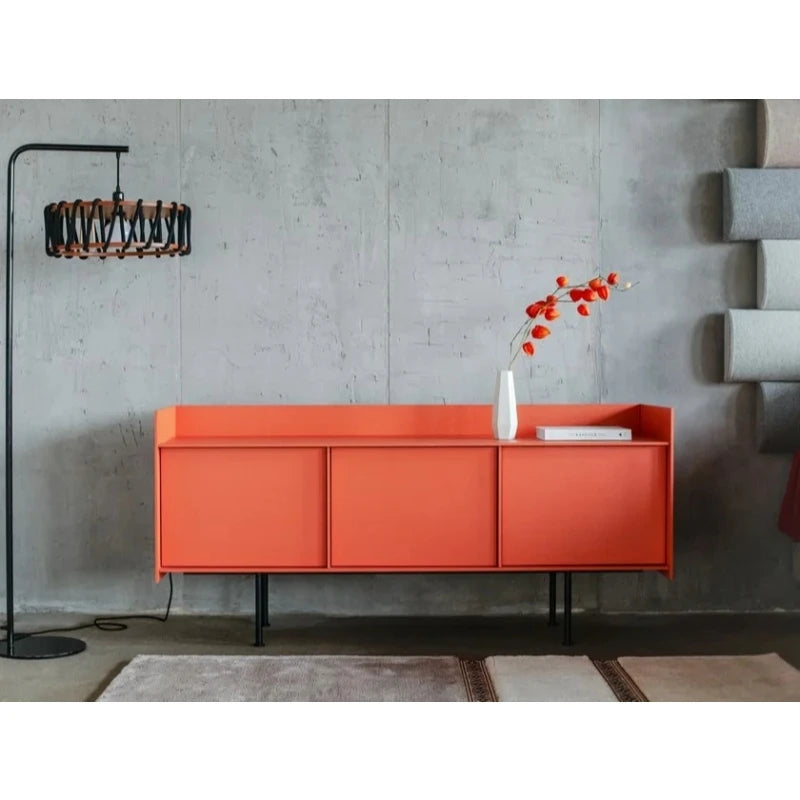 COLIN – Contemporary Style Orange Colored Side Board