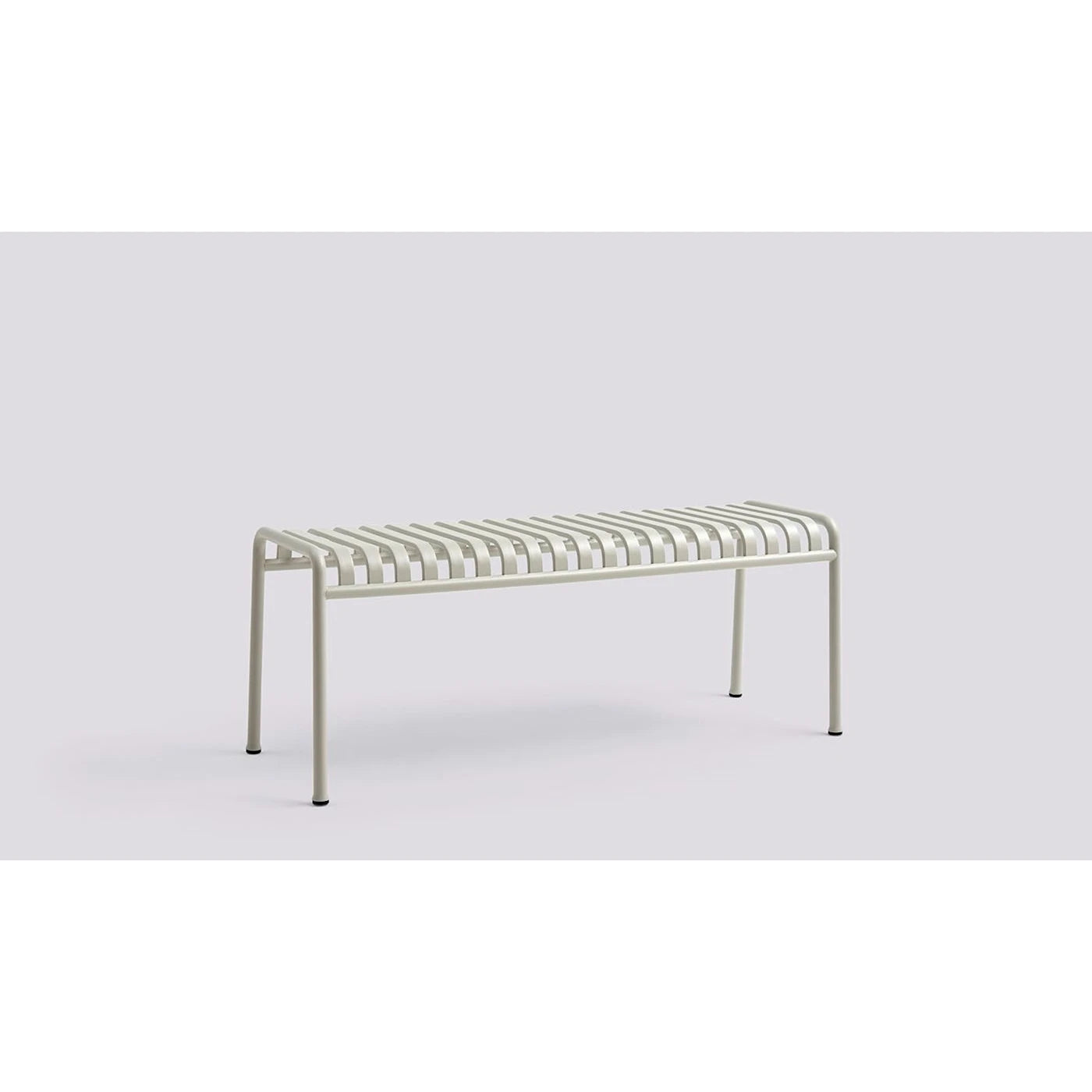 MELL – Sky Grey Outdoor Metallic Bench