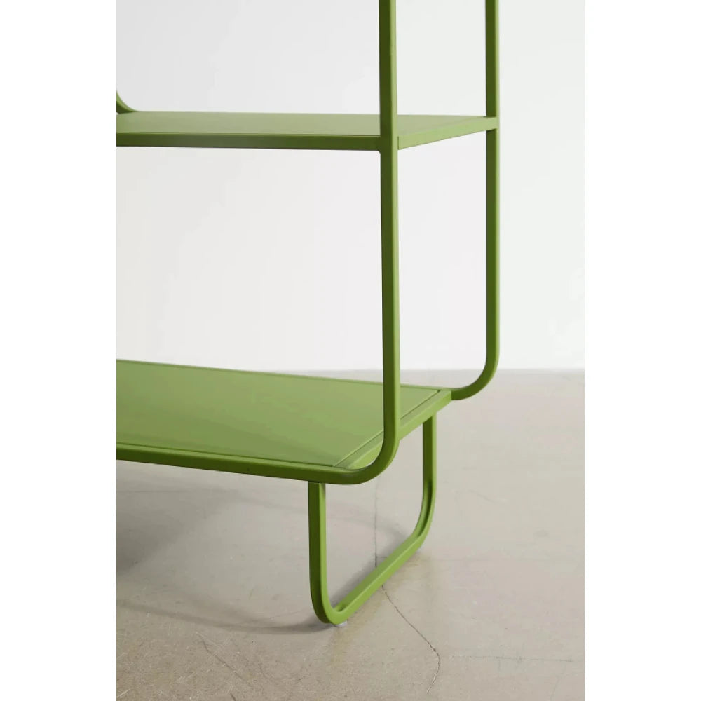 FLORAD – Green Geometric Metallic Bookshelf