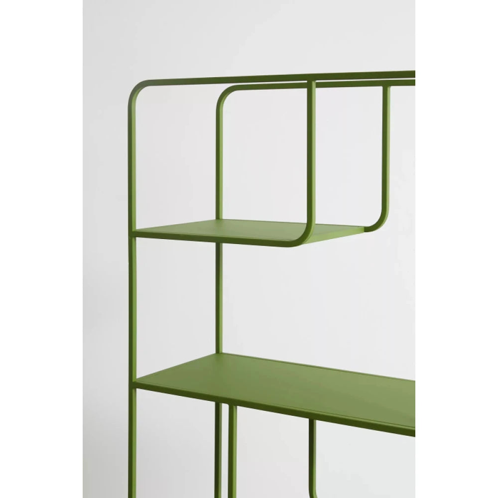 FLORAD – Green Geometric Metallic Bookshelf