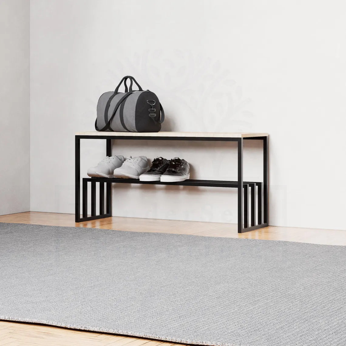 VELTRY – Multi Purpose Metallic Shoes Rack with Bench
