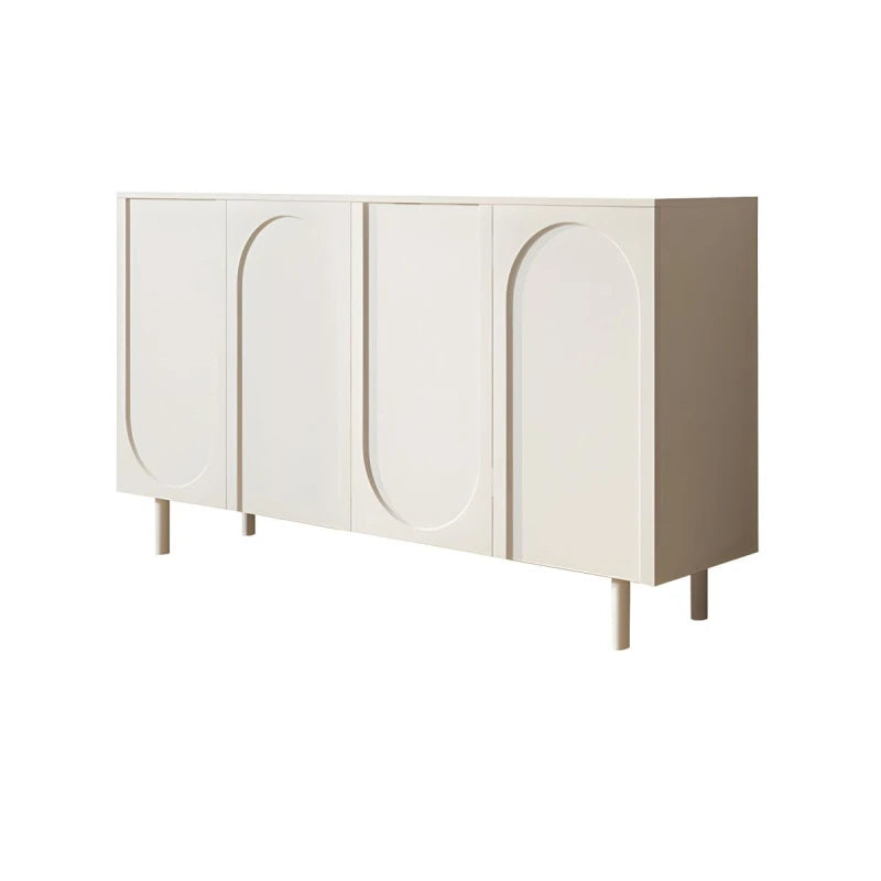 NOPSIS – White Grooved Panel Door Side Board
