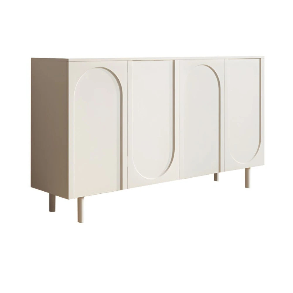 NOPSIS – White Grooved Panel Door Side Board