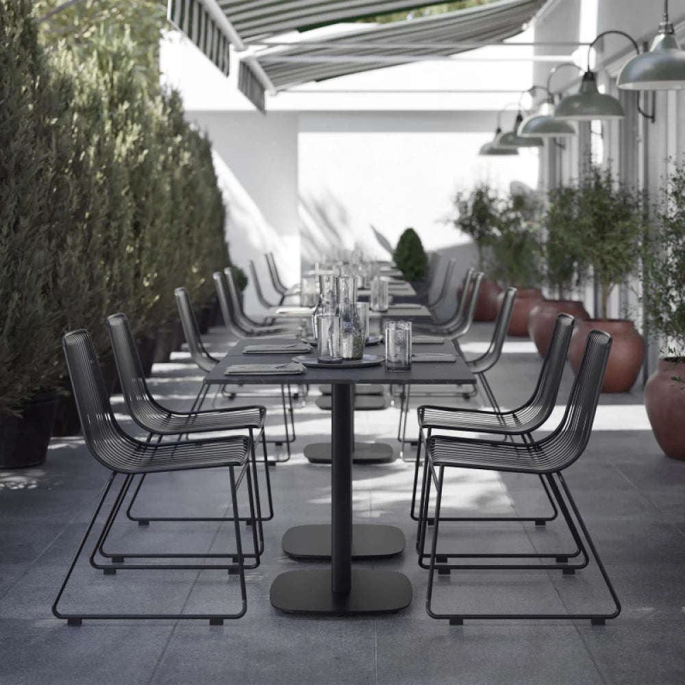 TACKEN – Black Metallic Outdoor chair