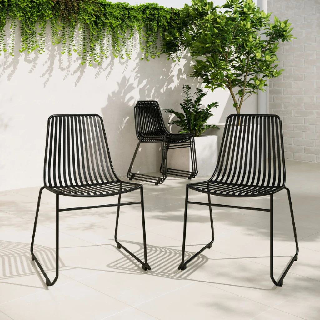 TACKEN – Black Metallic Outdoor chair