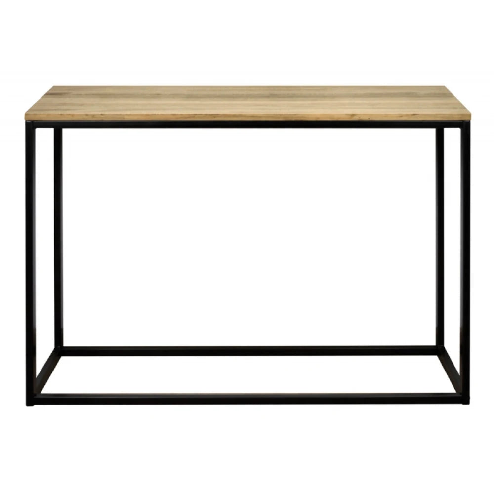 STACY – Oak Brown & Black Side Console Table