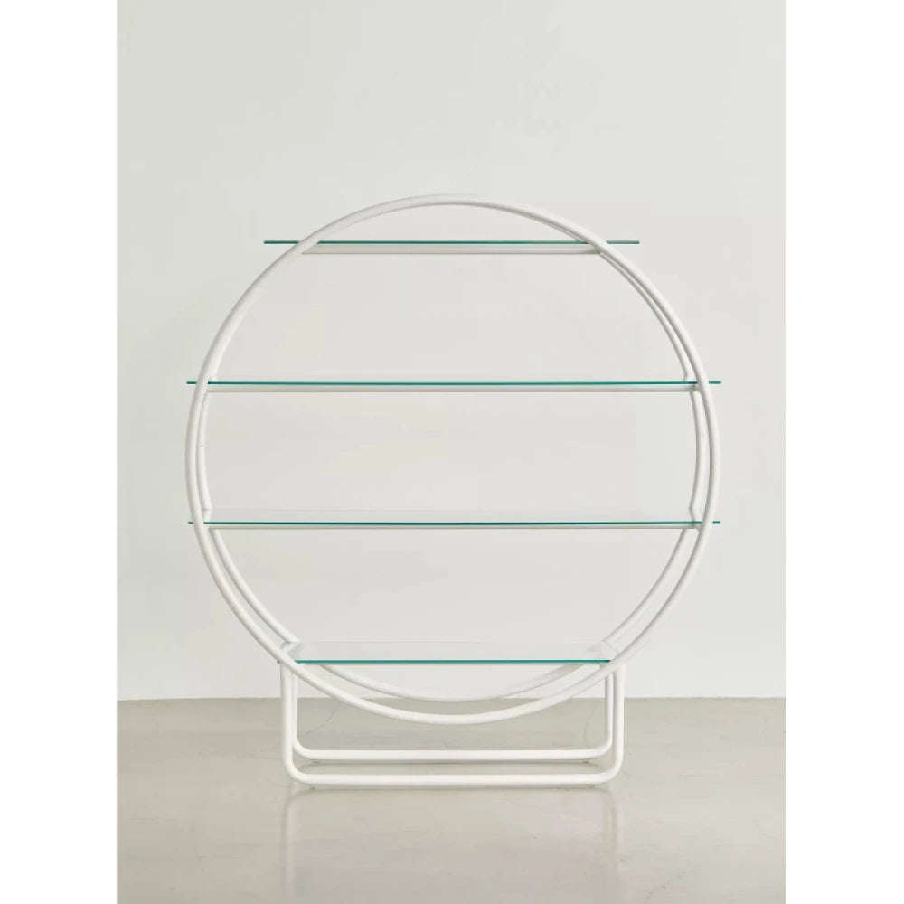 OPPA – Circular Metal Iron Bookshelf