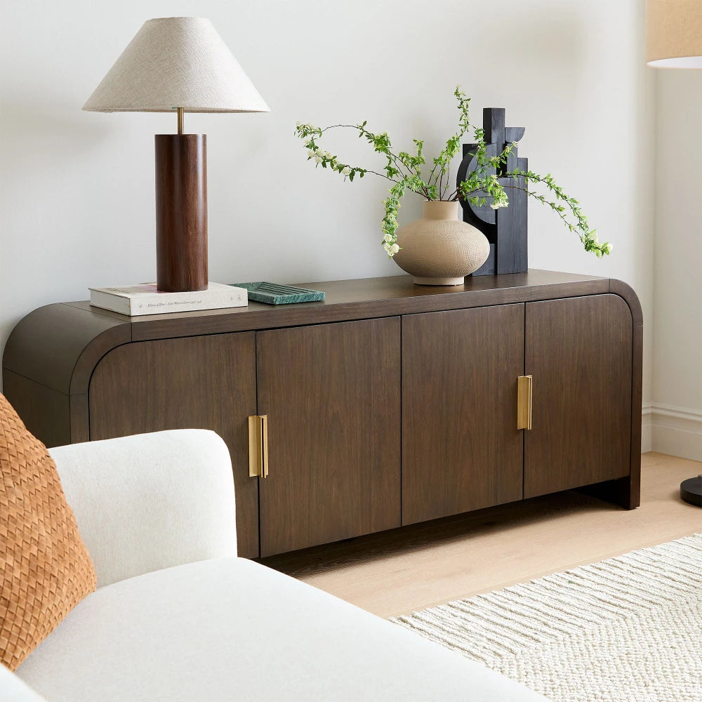 OVIA – Urban Style Round Edged Sideboard