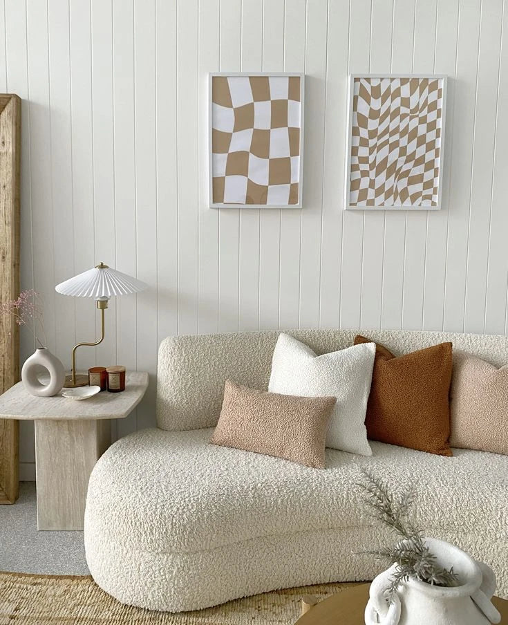 DOTTY – Contemporary Style Curved Boucle Sofa