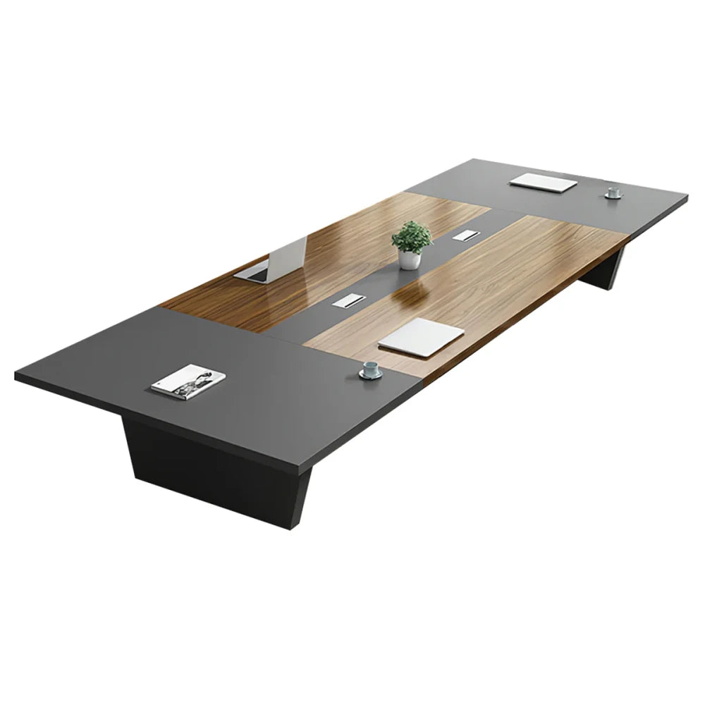 QUORUM – Black & Brown Contemporary Design Ten Persons Conference Table