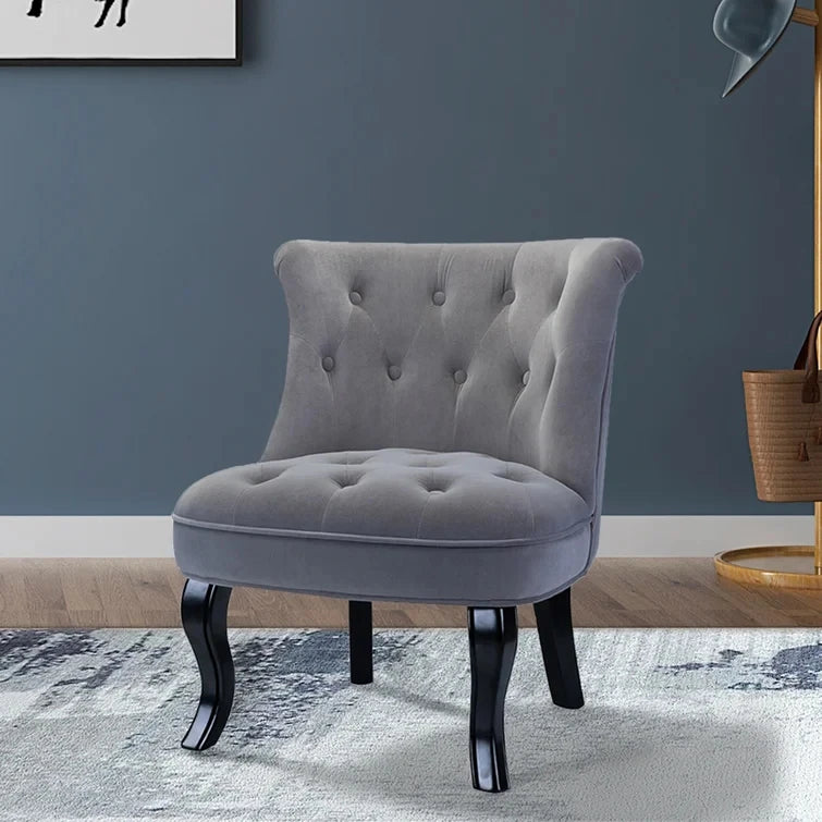 ABALONE – Grey Traditional Barrel Accent Chair