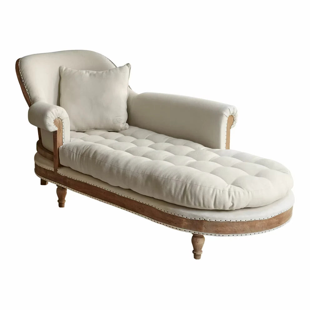 ELAN – Vintage Chesterfield Style Chaise Lounge