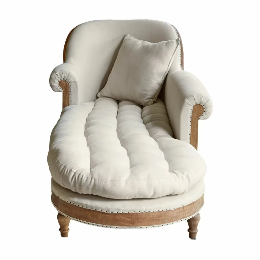 ELAN – Vintage Chesterfield Style Chaise Lounge