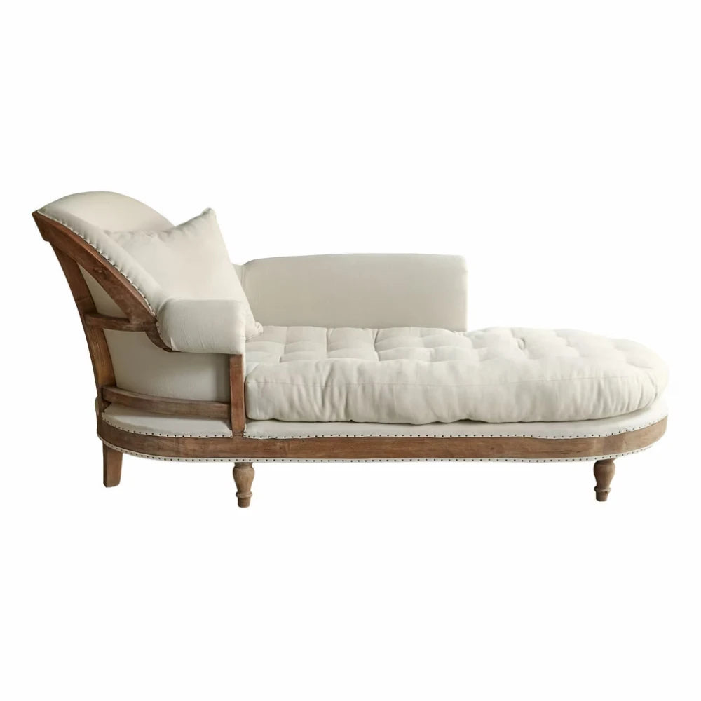 ELAN – Vintage Chesterfield Style Chaise Lounge