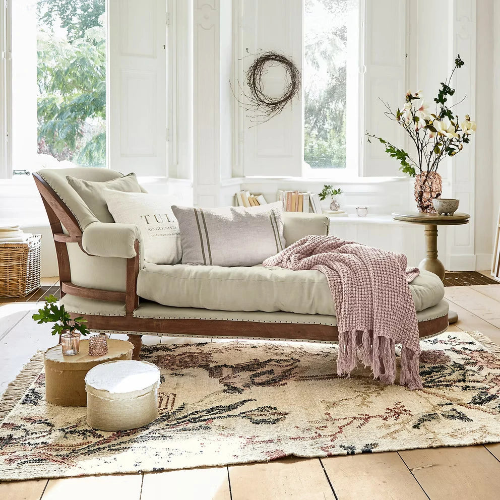 ELAN – Vintage Chesterfield Style Chaise Lounge