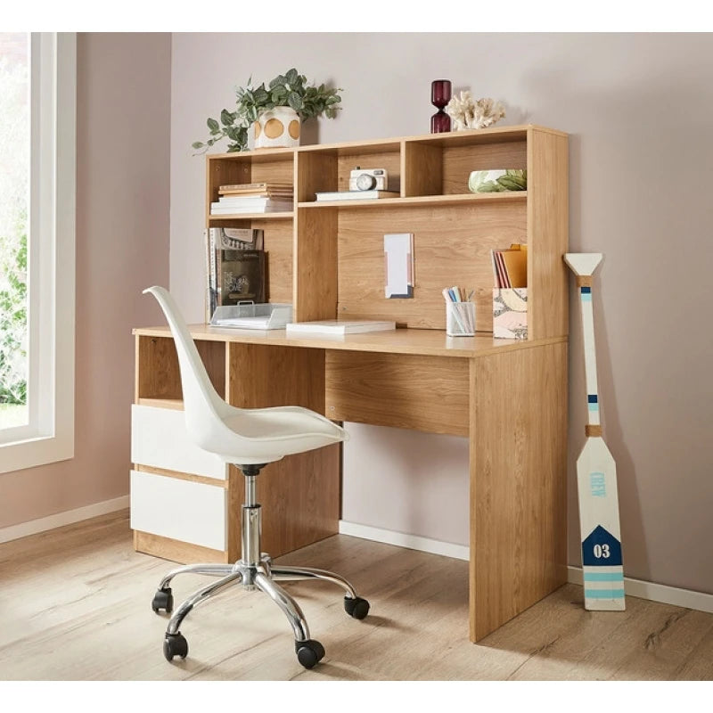 BING – Writing Table with Storage Shelves