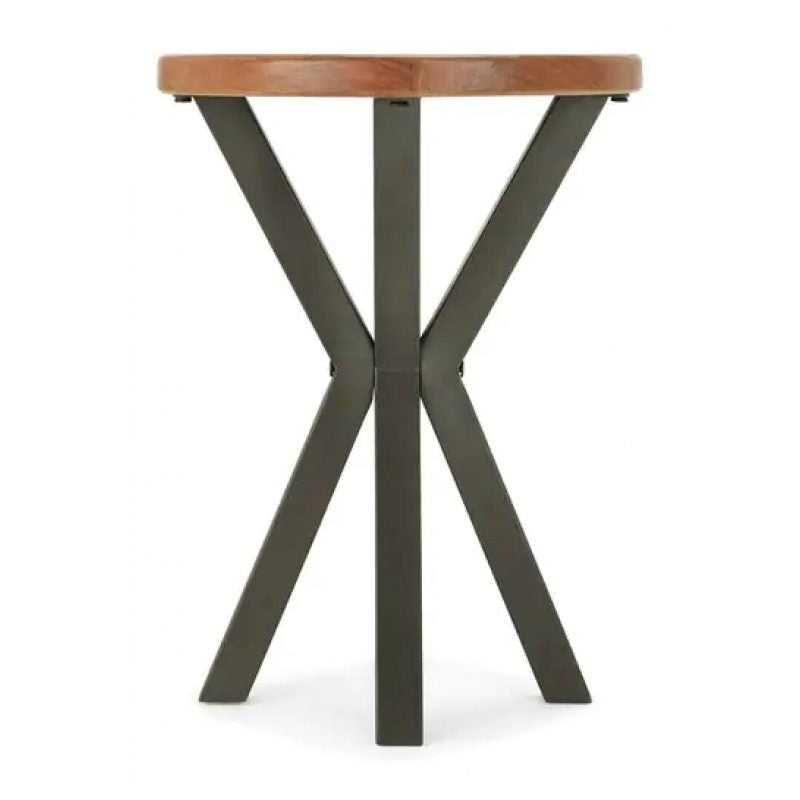 COCAO- Round Solid Wood End Table