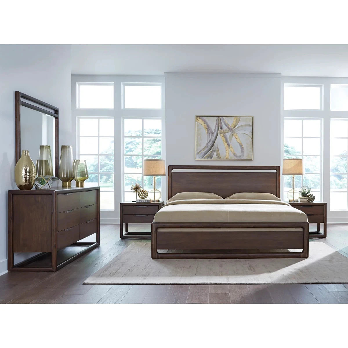 MARVEN – Modern Airy Design King Size Bedroom Set
